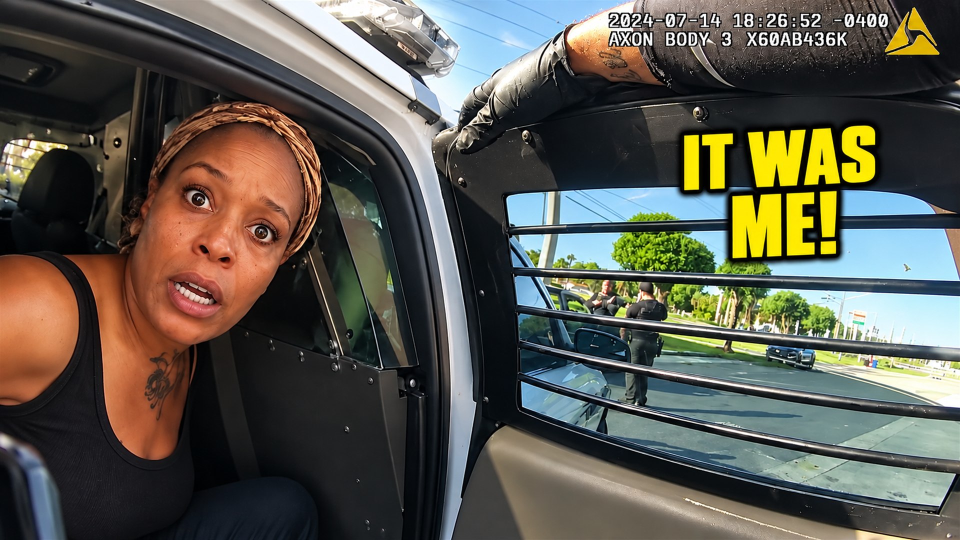 Bodycam still for "It Wasn't Her, It Was Me" — Walmart Theft Stop, 2 Suspects Handcuffed | Legal Breakdown