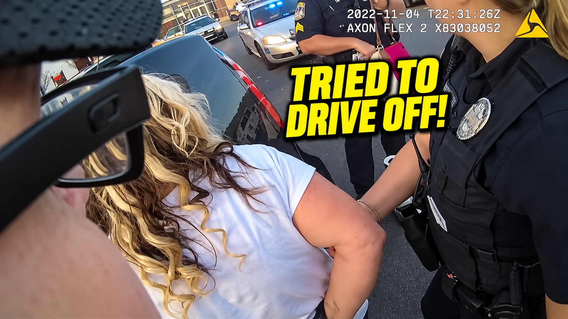Bodycam still for "I Didn't Do Anything" — Then Shoplifting Suspect Admits 5 Convictions | Bodycam Analysis