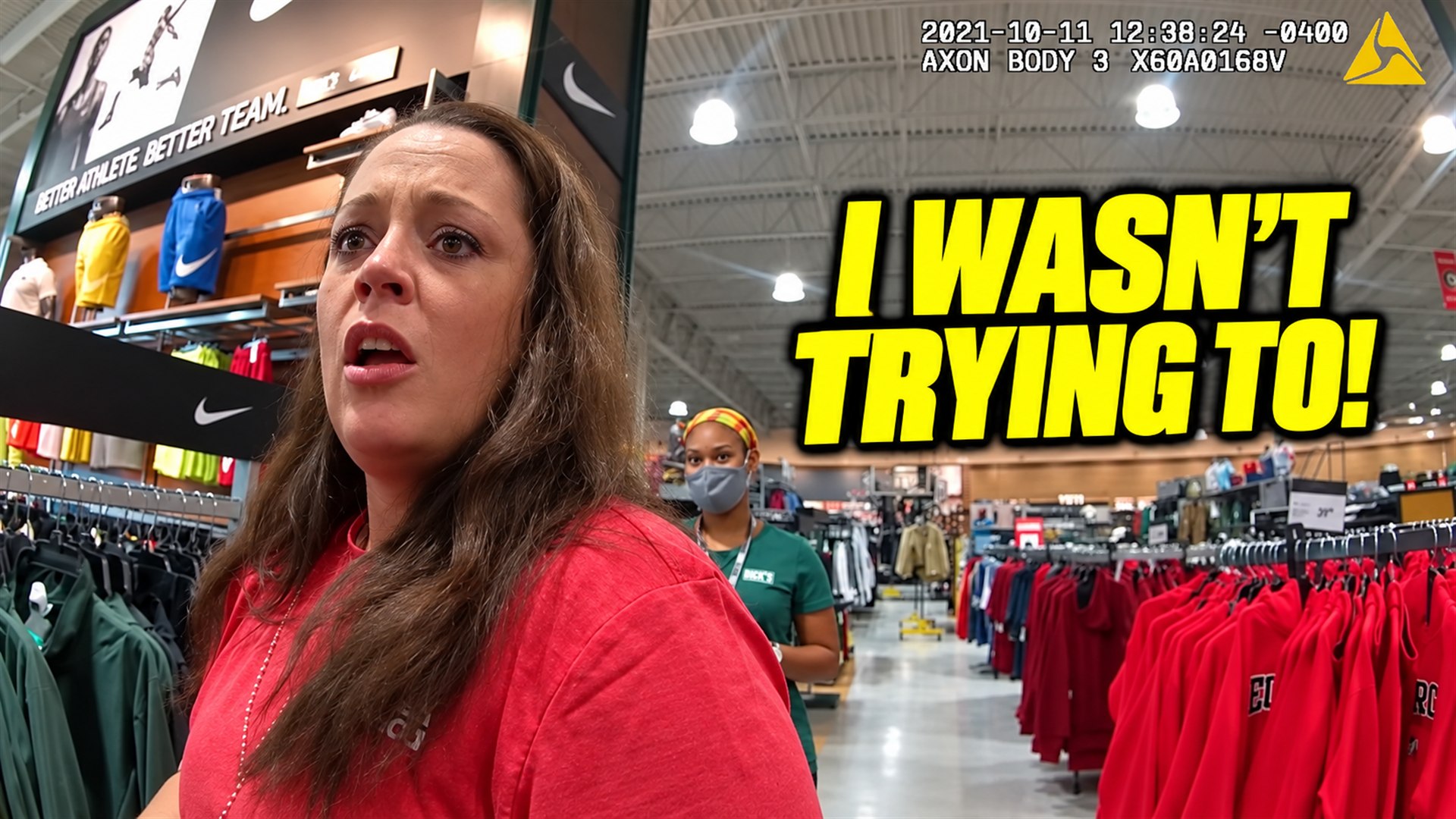 Bodycam still for "I Have the Money Right There" — $278 Cash Didn't Stop a Home Depot Arrest | Bodycam Analysis