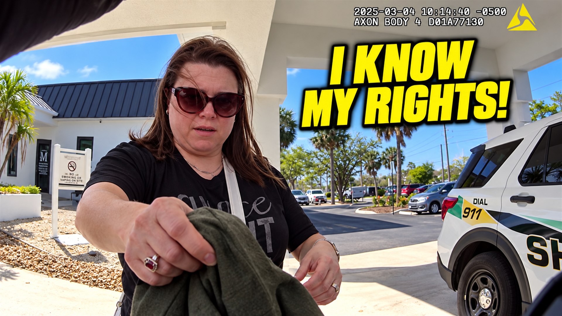 Bodycam still for "I Don't Have Anything on Me" — Then Cops Check a Bathroom Trash Can | Bodycam Analysis